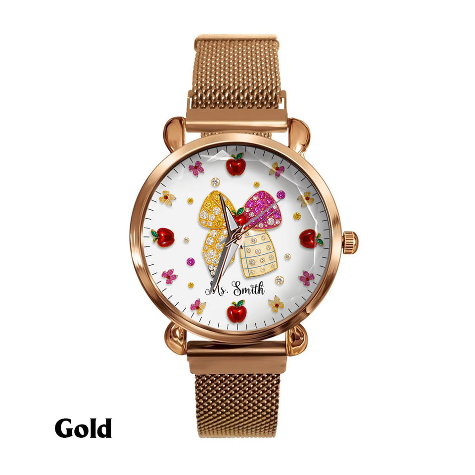 Love Being A Teacher - Personalized Teacher Women Hand Watch