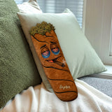 Stoner Gift - Personalized Weed Premium Faux Fur Pillow
