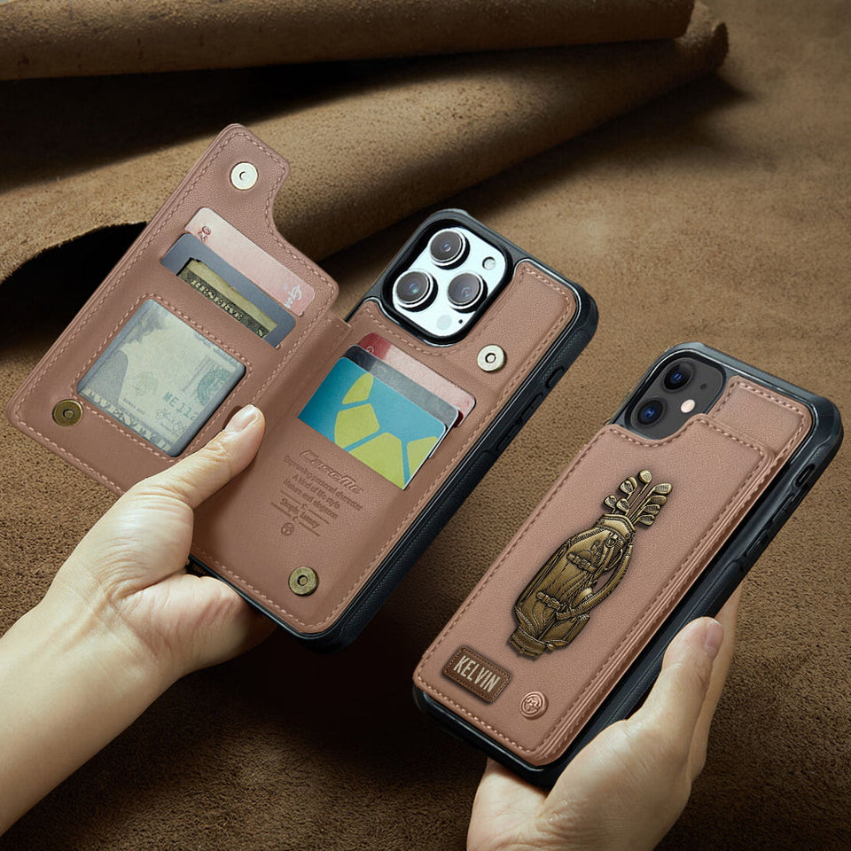 Love Golf - Personalized Golf Wallet Phone Case