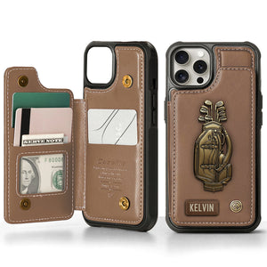 Love Golf - Personalized Golf Wallet Phone Case