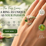 Love Frog - Personalized Frog Adjustable Shaped Ring