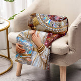 The Queen Of Heaven - Personalized Christian Blanket