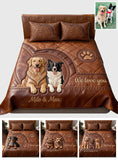 Pet Love - Personalized Dog 4-Piece Quilt Bedding Set