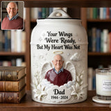 Custom Made Ceramic Urn From Any Photo - Personalized Memorial Urn