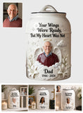 Custom Made Ceramic Urn From Any Photo - Personalized Memorial Urn