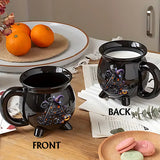 Witch Name Initial Letter - Personalized Witch Cauldron Mug