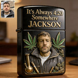 Cannabis Enthusiast, Custom From Any Photo - Personalized Weed Lighter