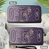 Love Sewing - Personalized Sewing Leather Long Wallet