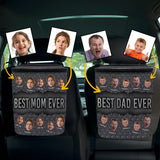 Best Dad Ever - Personalized Father Portable Car Trash Can/ Organizer