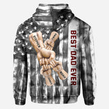 Best Dad Ever - Personalized Father All Over Shirt