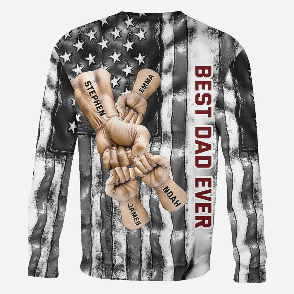 Best Dad Ever - Personalized Father All Over Shirt