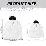 Fishing - Personalized Fishing Knitted Beanie Hat and Scarf Set