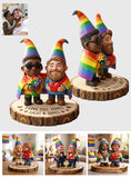 Custom Any Couple Photo - Personalized LGBT Support Premium 3D Figurine
