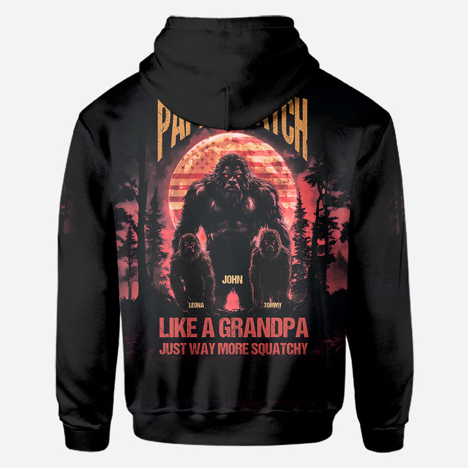 Papasquatch - Personalized Father All Over Shirt