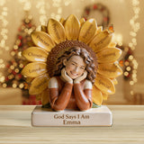 Custom From Any Photo God Says I Am - Personalized Christian Custom Shaped Acrylic Plaque