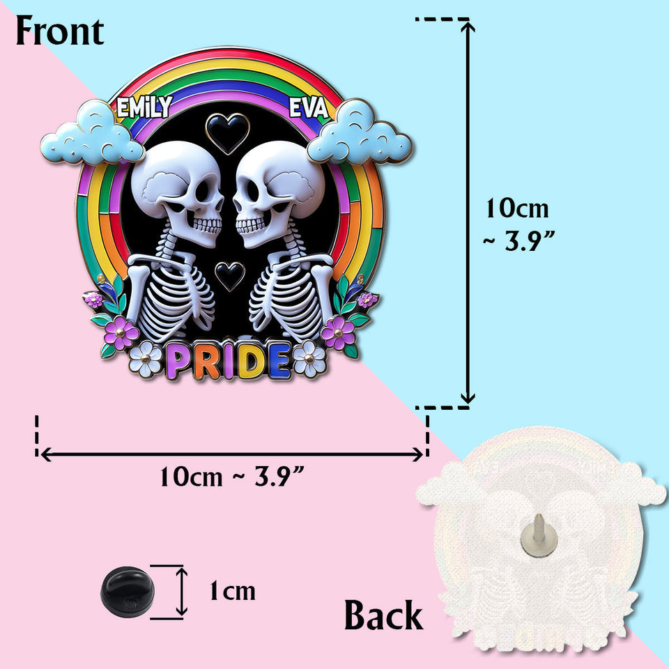 Be Kind Be Proud - Personalized LGBT Support Pin