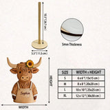 Just A Girl Who Loves Highland Cow - Personalized Highland Cow Paper Towel Stand