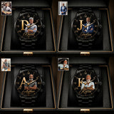 Initial Name Letter Gift For Gentleman - Personalized Real Men Hand Watch