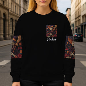 Purple Witch - Personalized Witch All Over Shirt