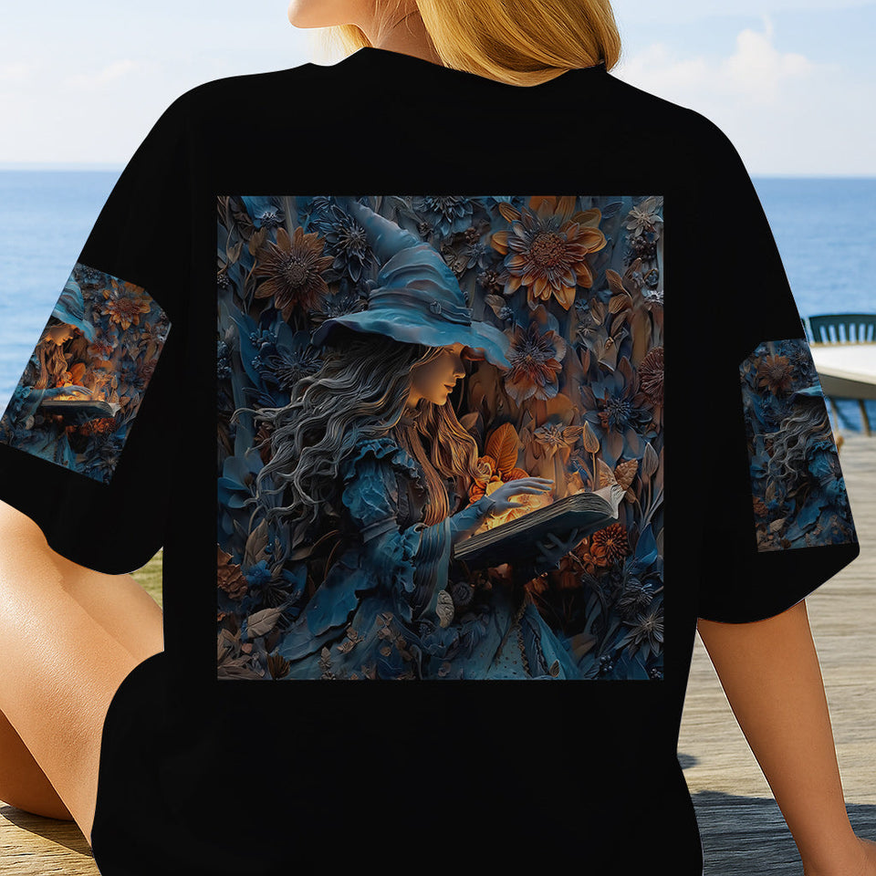 Purple Witch - Personalized Witch All Over Shirt
