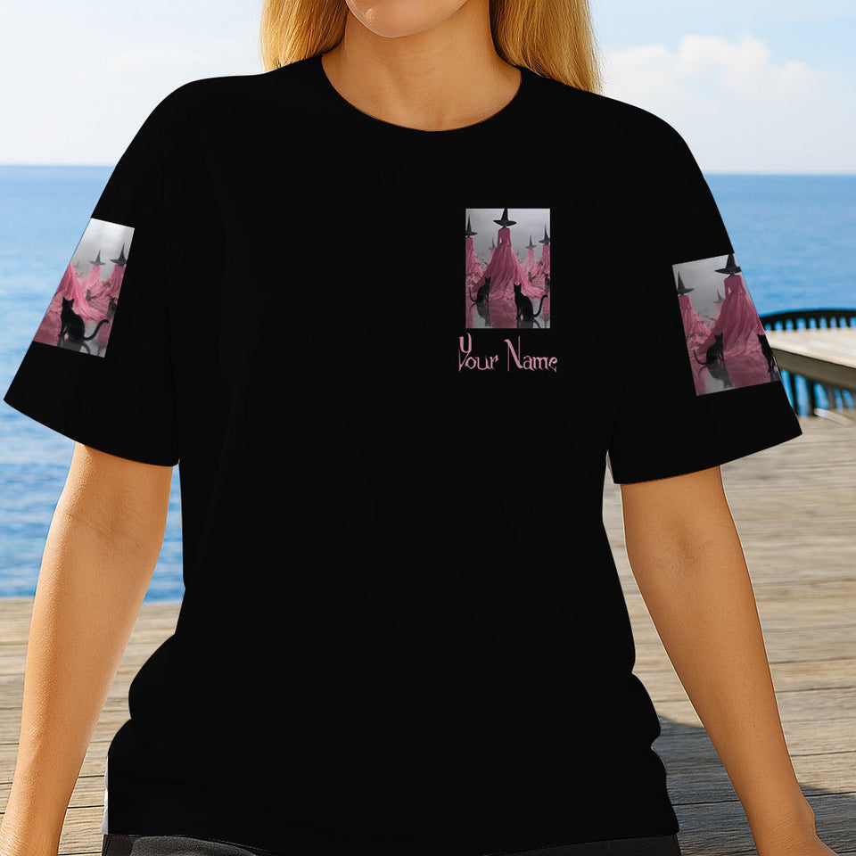 Purple Witch - Personalized Witch All Over Shirt
