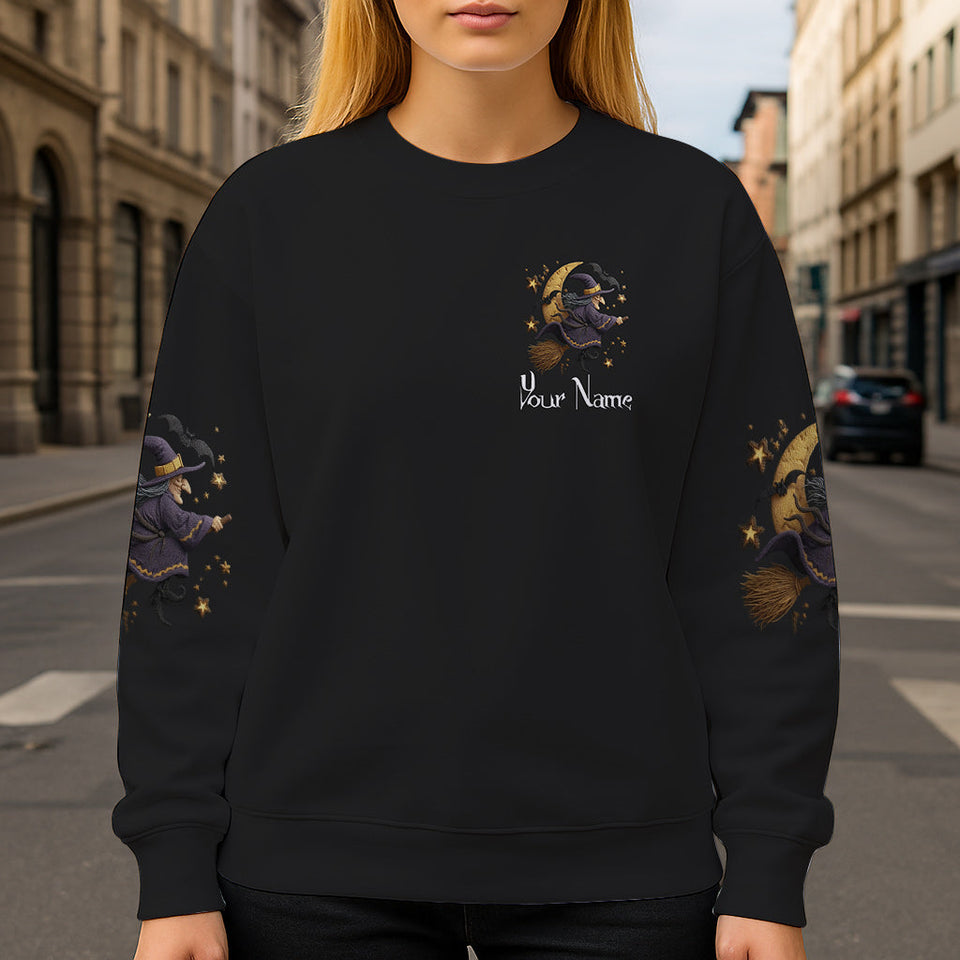 Purple Witch - Personalized Witch All Over Shirt