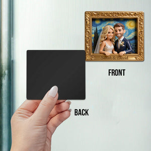 Custom Any Photo - Personalized Couple Magnet