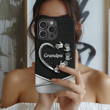Grandpa Dad Kids Handprints - Personalized Father Full Print Phone Case
