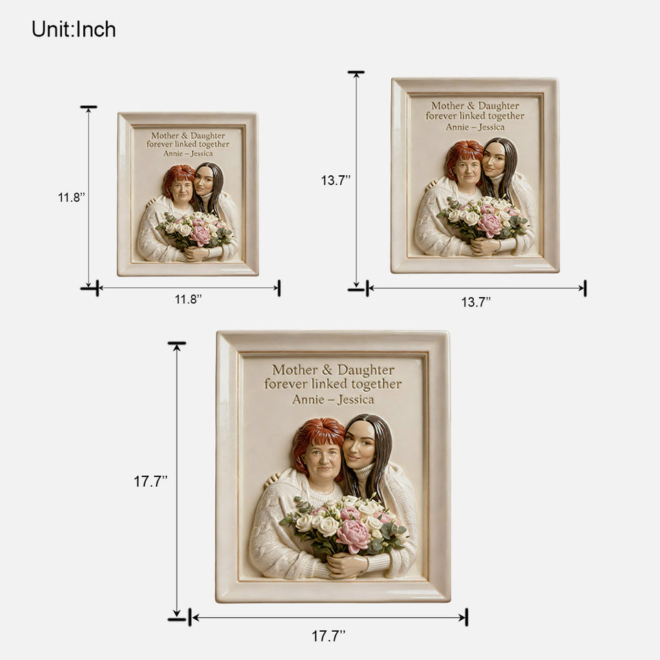 Custom From Any Photo - Personalized Mother Custom Shaped Wood Sign