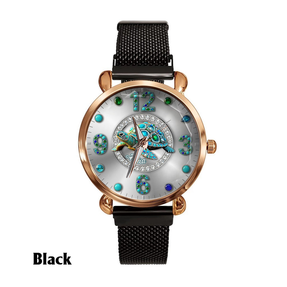 Love Turtle - Personalized Turtle Women Hand Watch