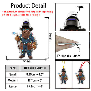 Funny Welder Custom Ornament From Photo - Personalized Welder Ornament