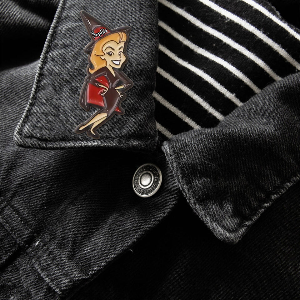 Magical Witch - Personalized Witch Pin