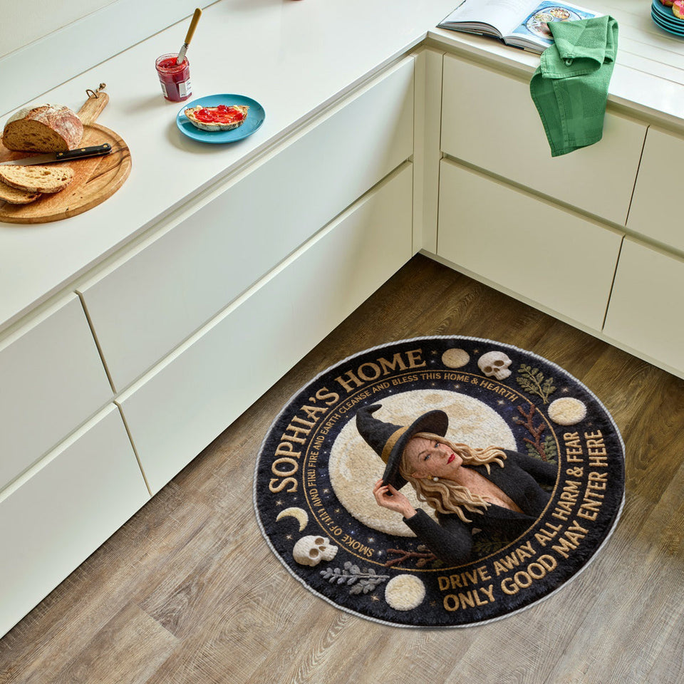 Magical Witch - Personalized Witch Non-Slip Tufted Rug