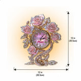 Floral Mom - Personalized Mother LED Light Wall Clock