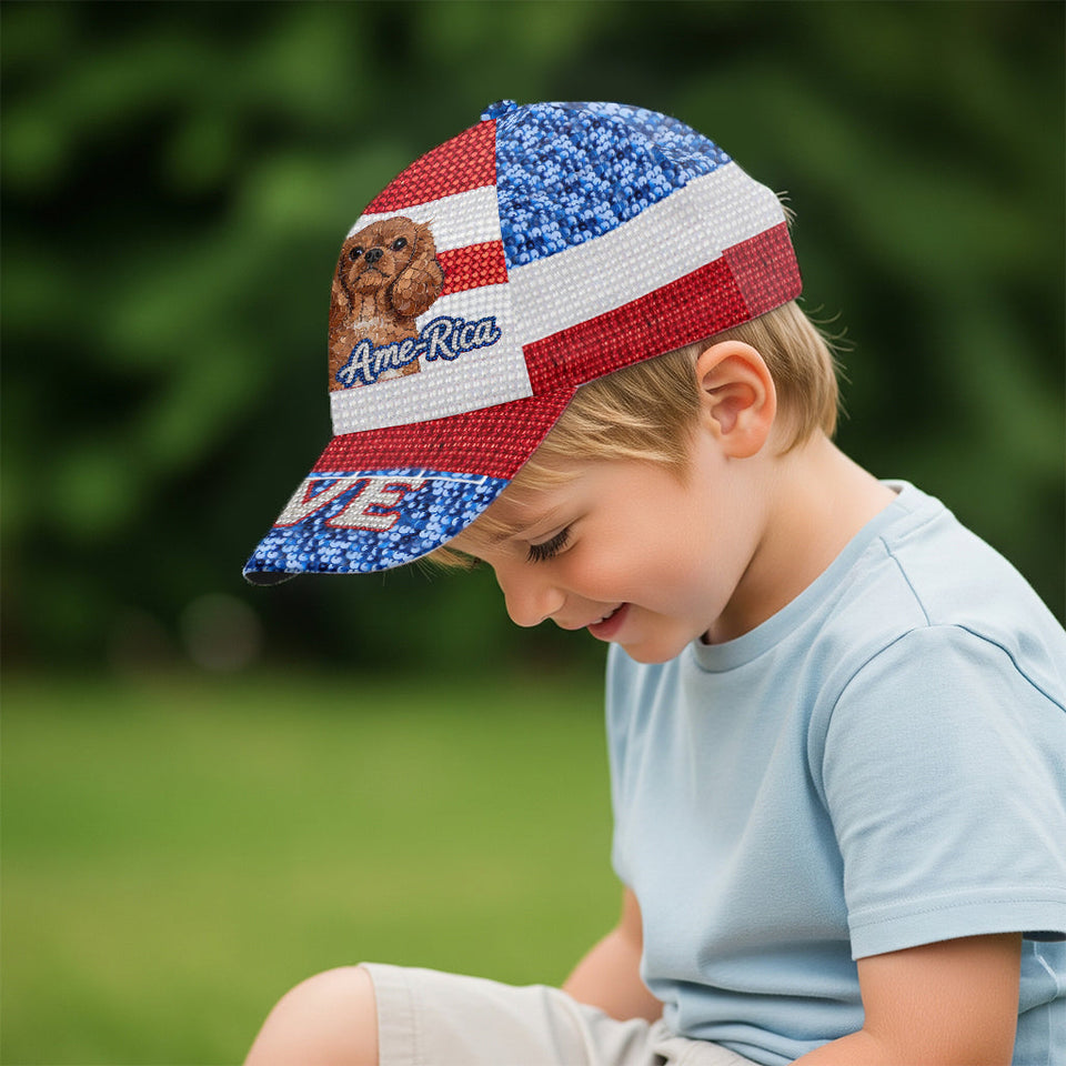 I Love My Dogs - Personalized Dog Classic Cap