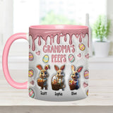 Grandma's Peeps - Personalized Grandma Accent Mug