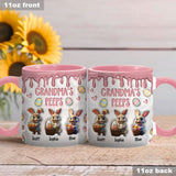 Grandma's Peeps - Personalized Grandma Accent Mug