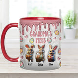 Grandma's Peeps - Personalized Grandma Accent Mug
