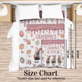 Grandma's Peeps - Personalized Grandma Blanket