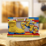 Daddy And Kids - Your Footsteps Led Our Way - Personalized Father Custom Shaped Acrylic Plaque