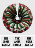 3D Abyss Christmas Gifts - Personalized Family Tree Skirt