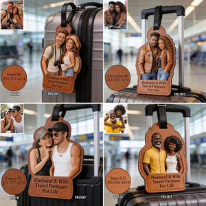 Travel Partners For Life - Personalized Couple Luggage Tag