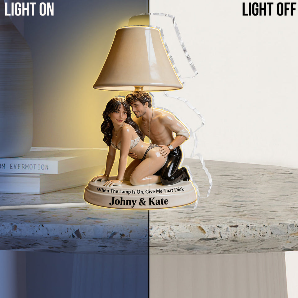 Give Me That Candy - Personalized Spicy Couple Acrylic LED Night Light