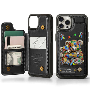 Strong Mama - Personalized Autism Awareness Wallet Phone Case
