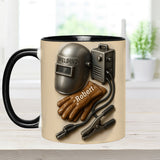 Welder Tools - Personalized Welder Accent Mug