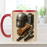 Welder Tools - Personalized Welder Accent Mug