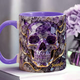 Beautiful Skull - Personalized Skull Accent Mug