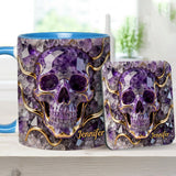 Beautiful Skull - Personalized Skull Accent Mug