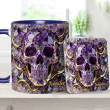 Beautiful Skull - Personalized Skull Accent Mug