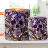 Beautiful Skull - Personalized Skull Accent Mug